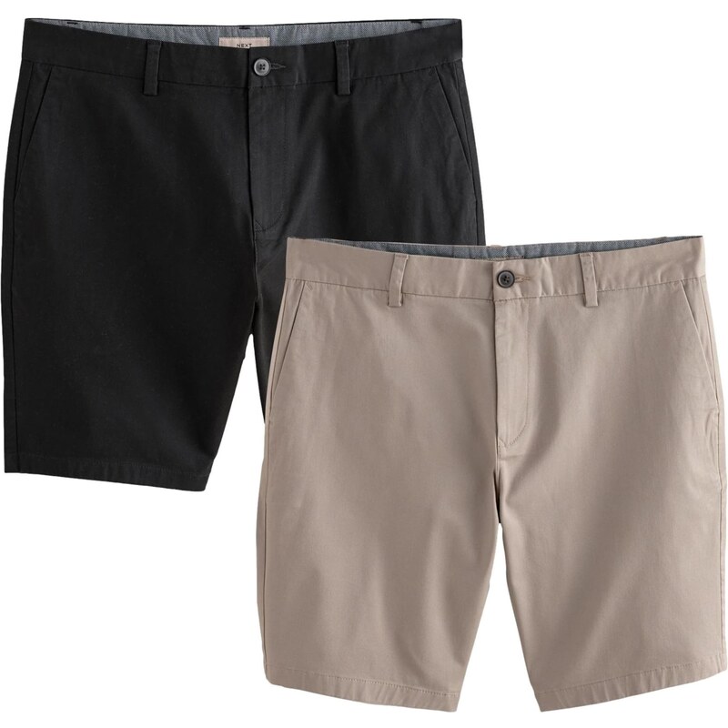 Next Chino kalhoty režná / černá