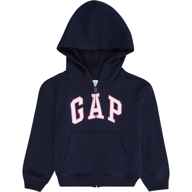 GAP Mikina HERITAGE námořnická modř / růžová / bílá
