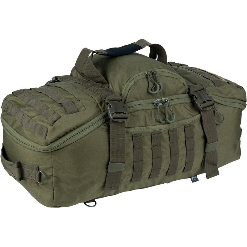 101INC Taška kombinovaná s batohem Tactical Weekender 80L zelená