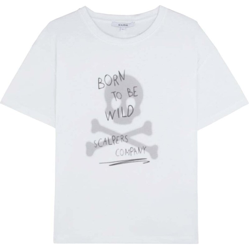 Scalpers Trikot bílá / offwhite 105474539