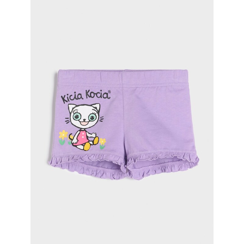 Sinsay - Kraťasy Kitty Kotty - levandulová