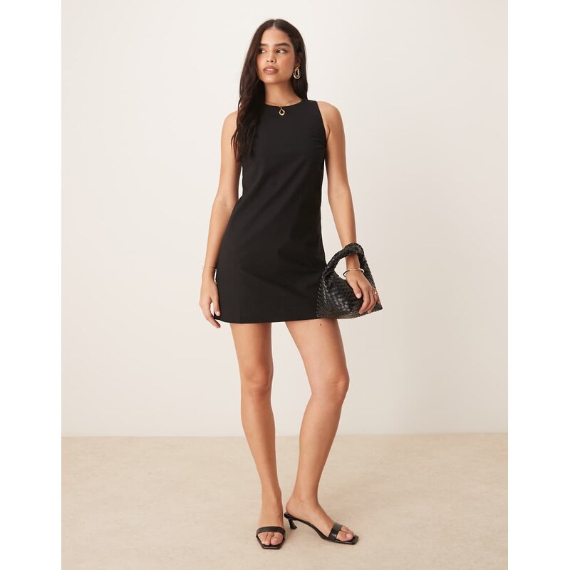 Nobodys Child Palermo shift mini dress in black 105376664