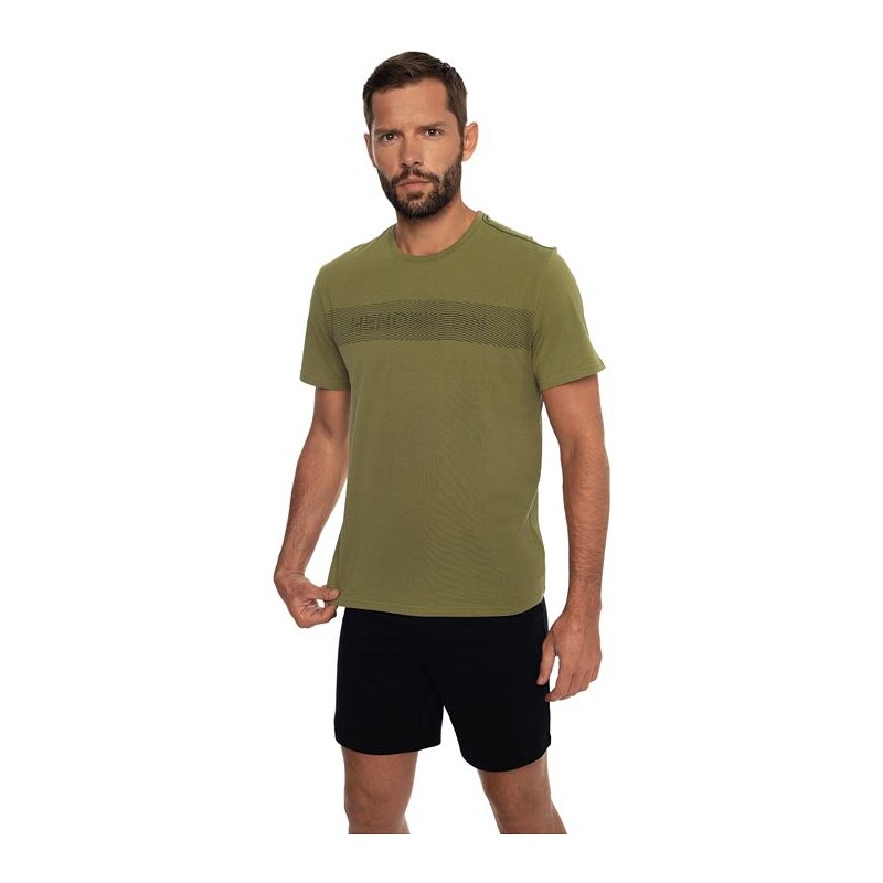 Henderson Pánské pyžamo Crop zelené
