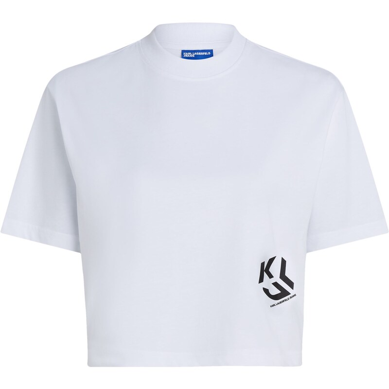 KARL LAGERFELD JEANS Tričko černá / bílá