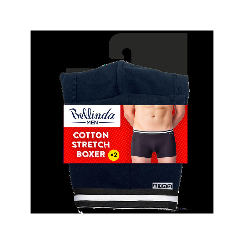 COTTON STRETCH BOXER 2x černá model 20976614 - Bellinda
