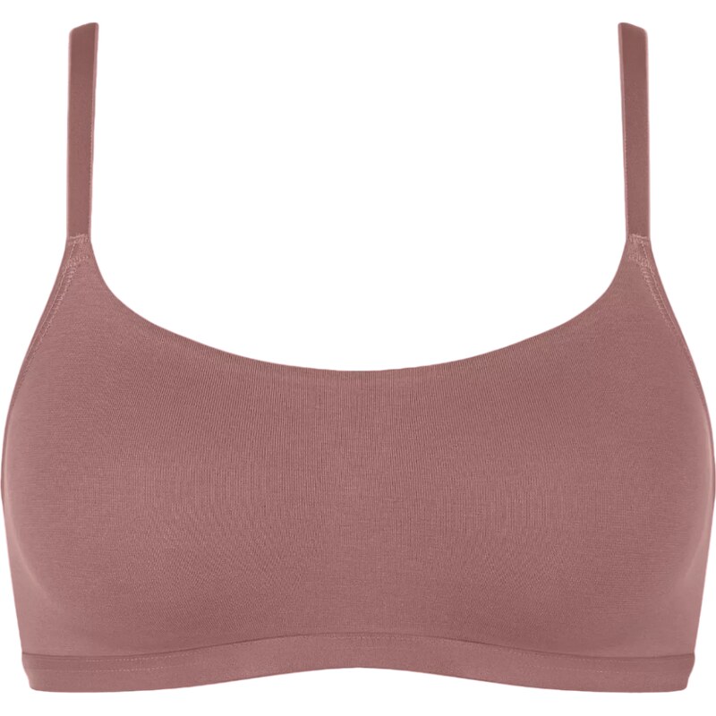 Dámský top GO Daily Cotton Top - BROWN - sv. hnědý 1141 - SLOGGI 105391494