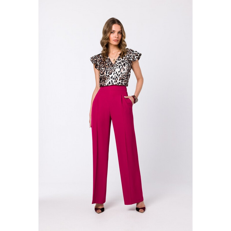 Dámské kalhoty S331 Švestková - Stylove 105391594