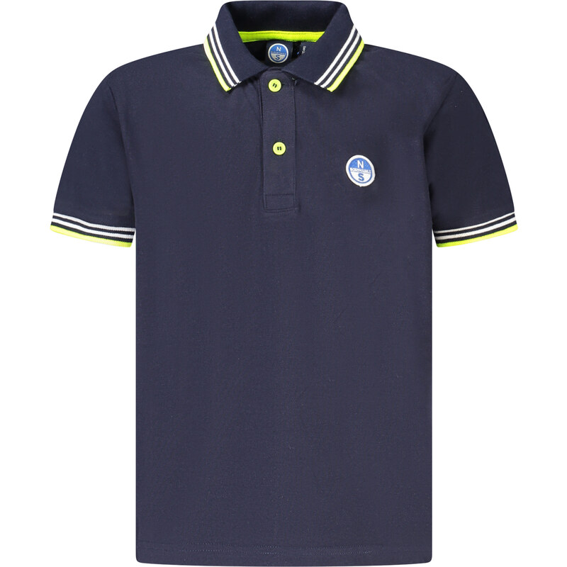 North Sails Dětské modré polo triko s krátkým rukávem