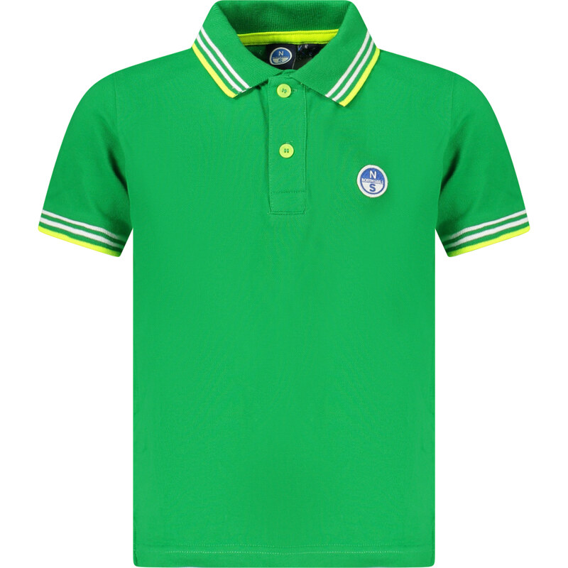 North Sails Dětské zelené polokošile s krátkým rukávem