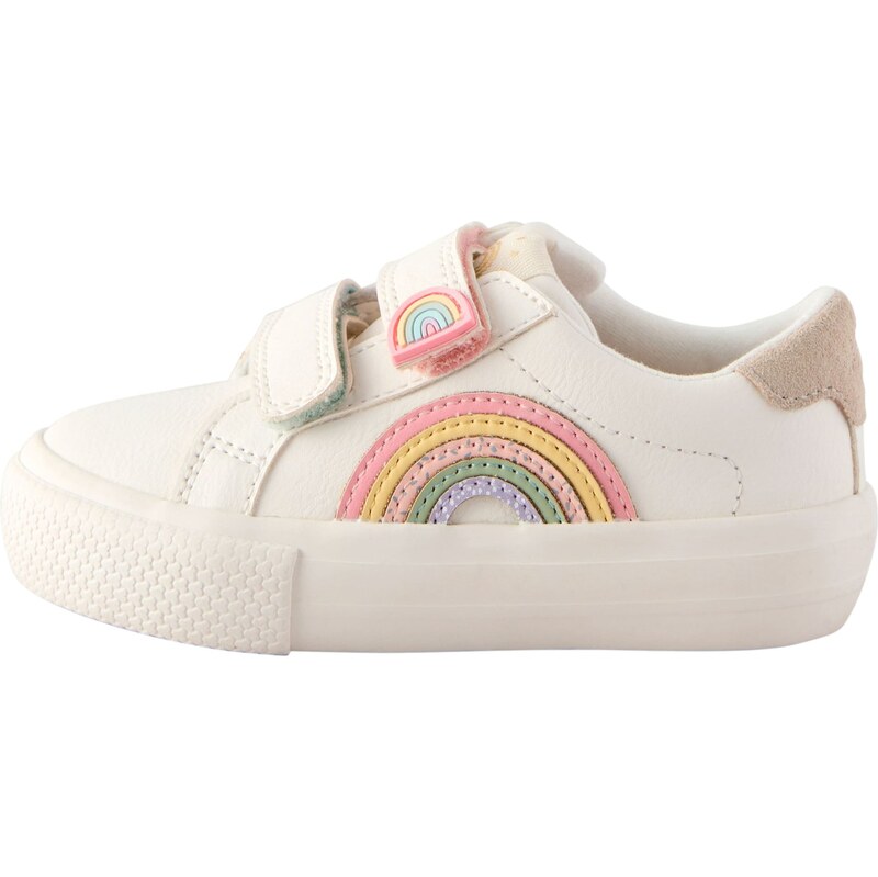 Next Tenisky světlemodrá / hnědá / žlutá / offwhite