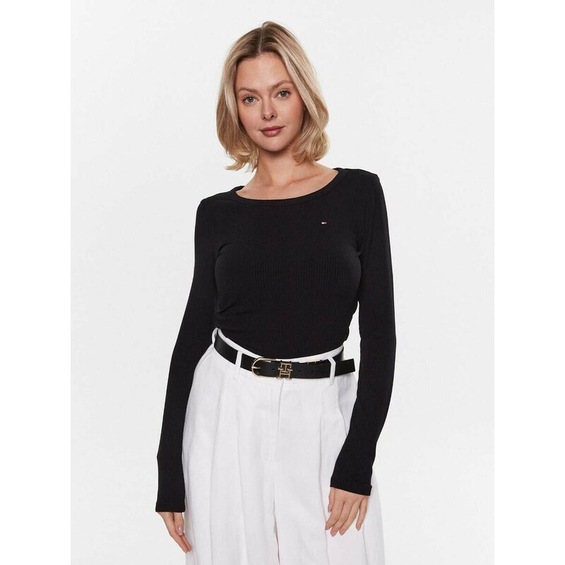 Tommy Hilfiger dámské černé tričko 109098034