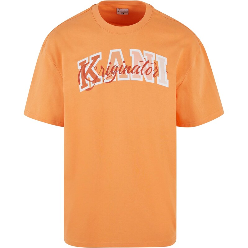 Karl Kani Tričko Serif Originator meruňková / humrová / růže /