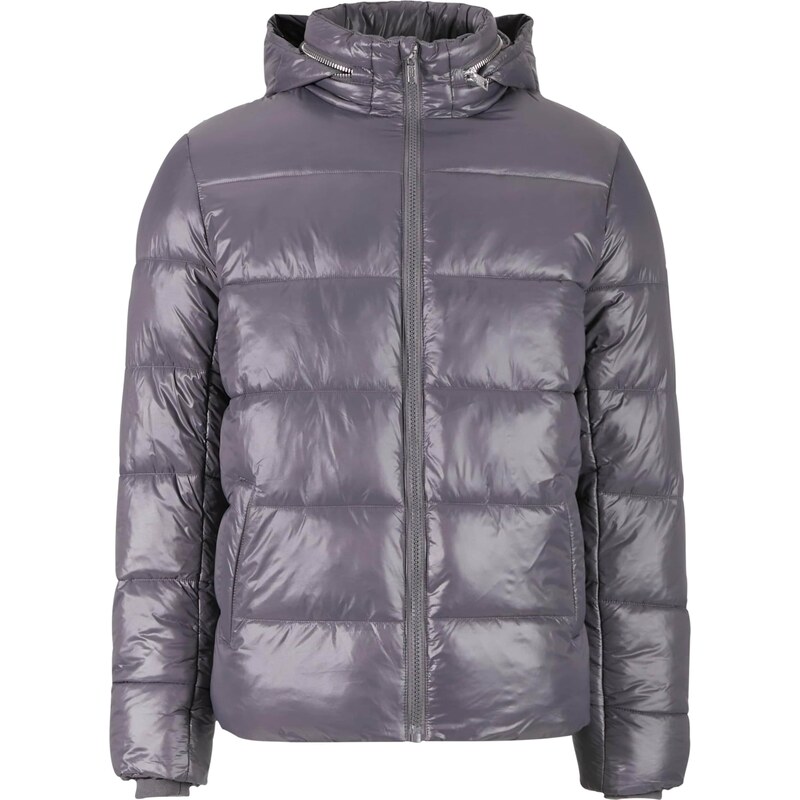 Urban Classics Zimní bunda tmavě fialová