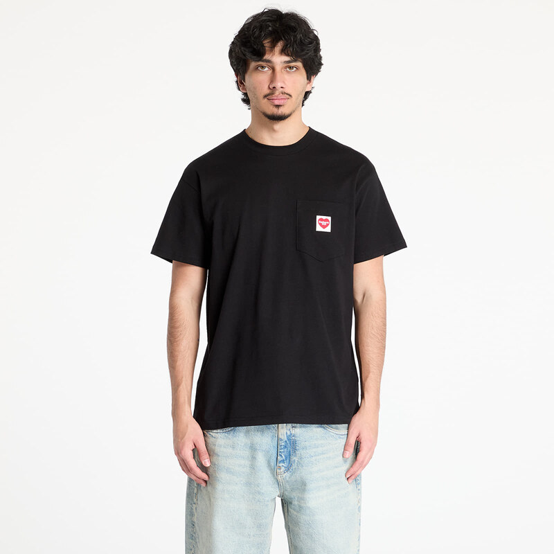 Tričko Carhartt WIP S/S Pocket Heart T-Shirt UNISEX Black/ Red