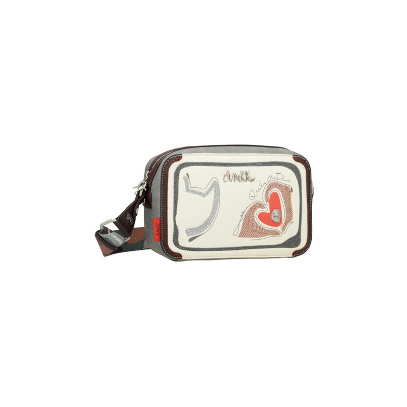 Crossbody kabelka s abstraktním vzorem z kolekce Alma Anekke 40763-447 105401904