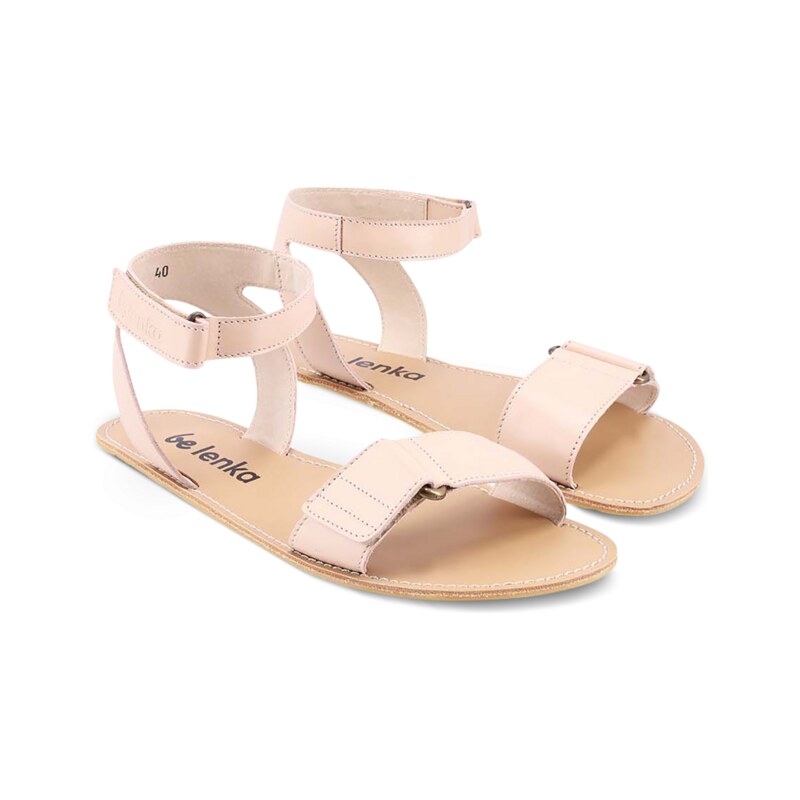 Kožené barefoot sandály Be Lenka Be Lenka Iris Nude Nude růžová 105401901