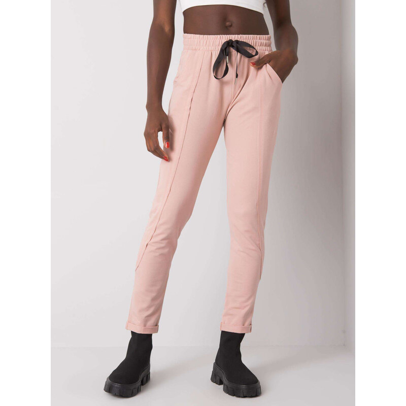 RELEVANCE Světle růžové dámské tepláky -pink Pudrová 62456617