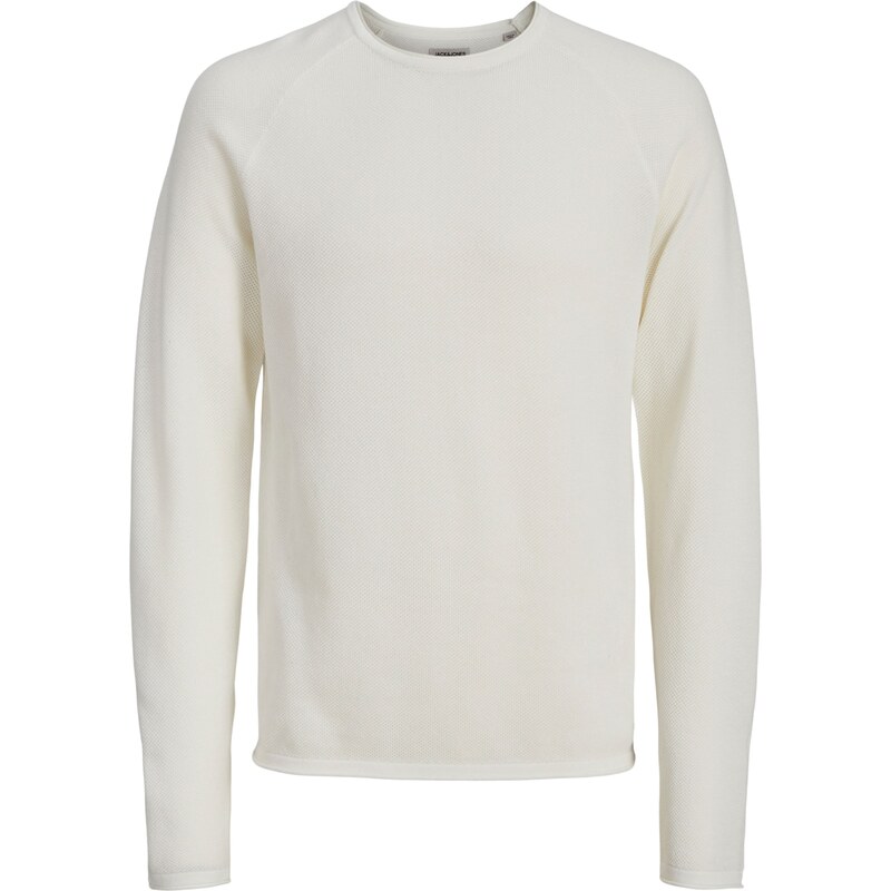 JACK & JONES Svetr JWHHILL bílá
