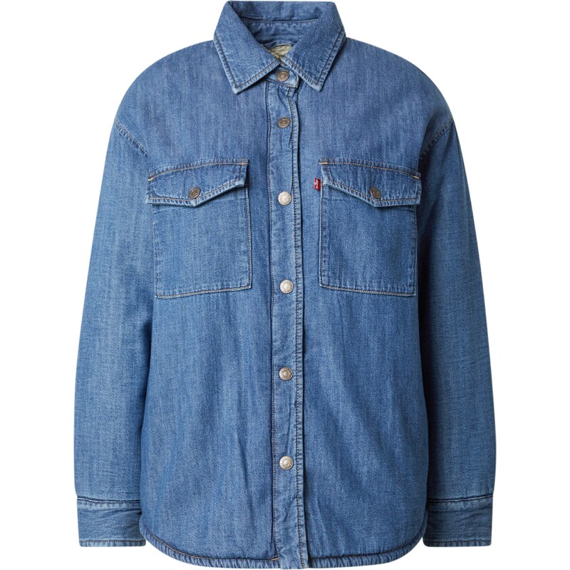 LEVIS  Přechodná bunda NOLA modrá džínovina