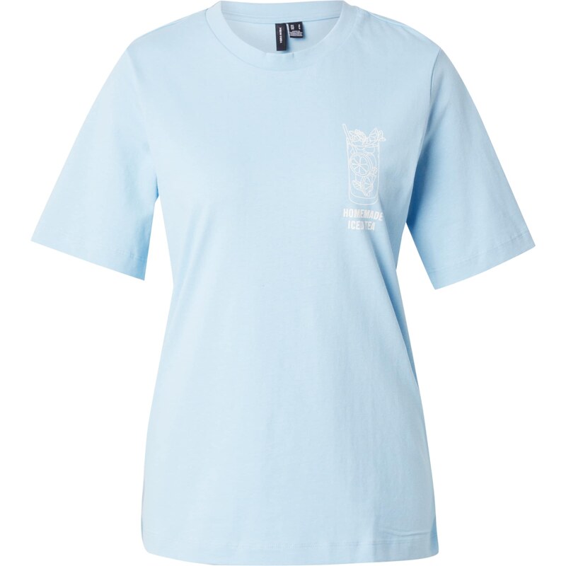 VERO MODA Tričko VMSANNE světlemodrá / bílá