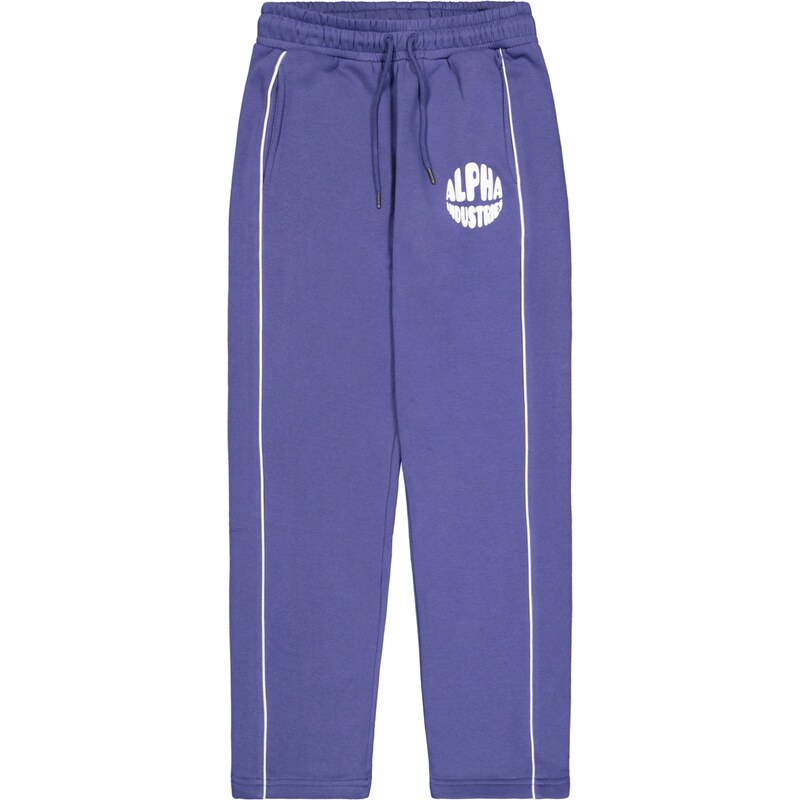 ALPHA INDUSTRIES Kalhoty fialová / bílá 105416573