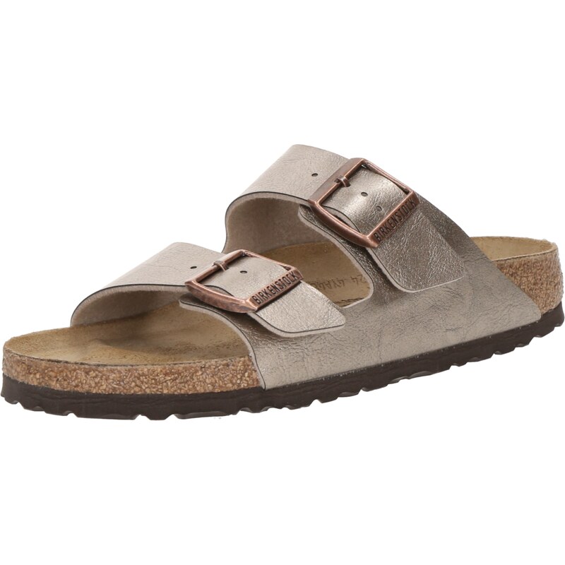 BIRKENSTOCK Sandály Arizona šedobéžová