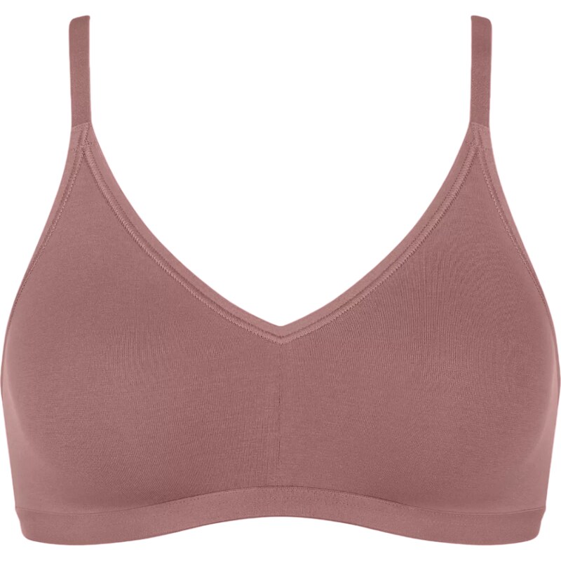 Dámská podprsenka GO Daily Cotton Soft bra - BROWN - hnědá 1141 - 105418581
