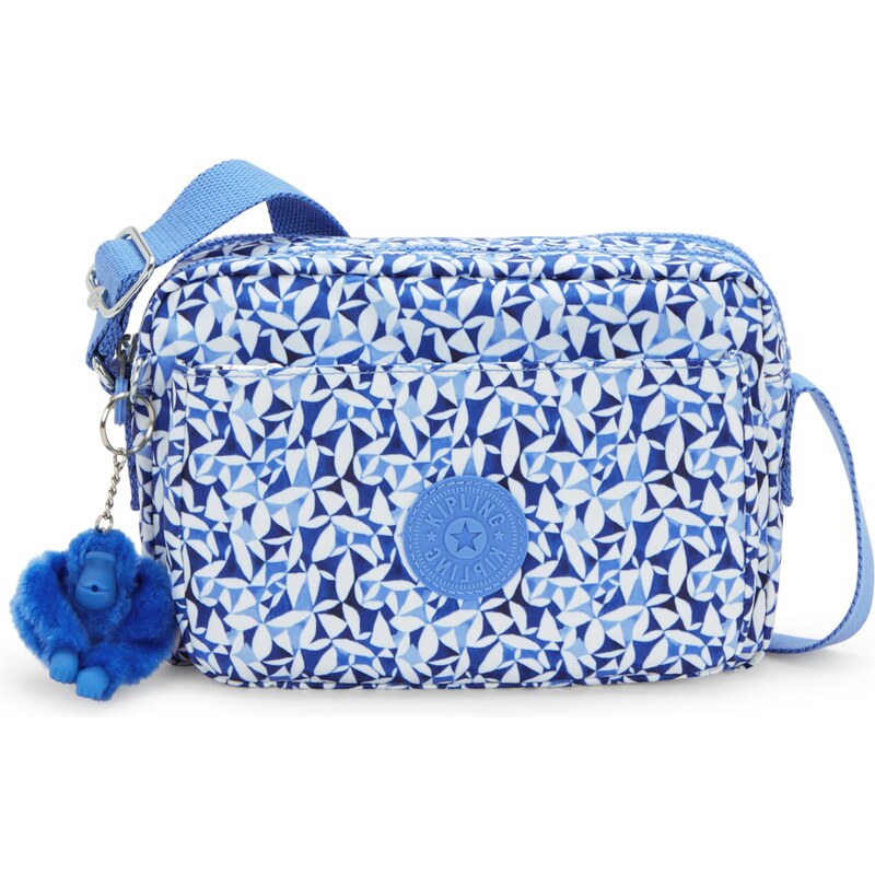 KIPLING Taška přes rameno Abanu modrá / tmavě šedá / černá / bílá 105476816