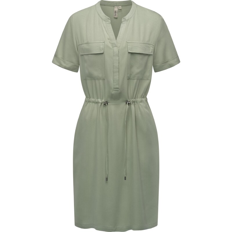 Ragwear Košilové šaty Roisana zelený melír 105479056