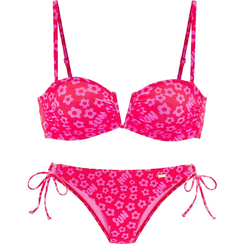 BUFFALO Bikiny světle růžová / tmavě růžová