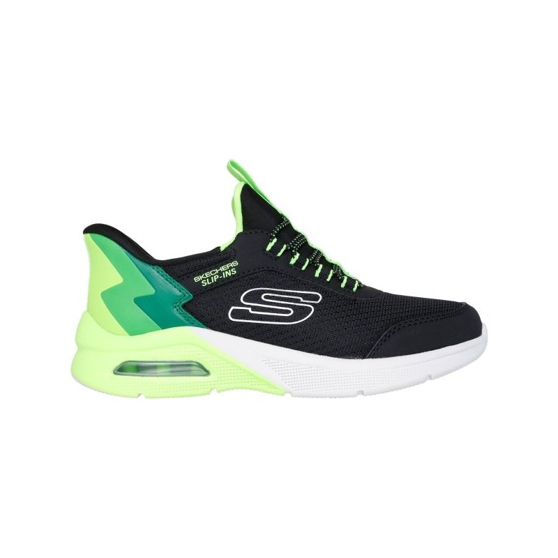Skechers MICROSPEC MAX - BRISK STRIPE Dětská vycházková obuv