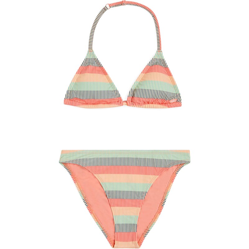 ONEILL Bikiny námořnická modř / tyrkysová / pastelově oranžová /