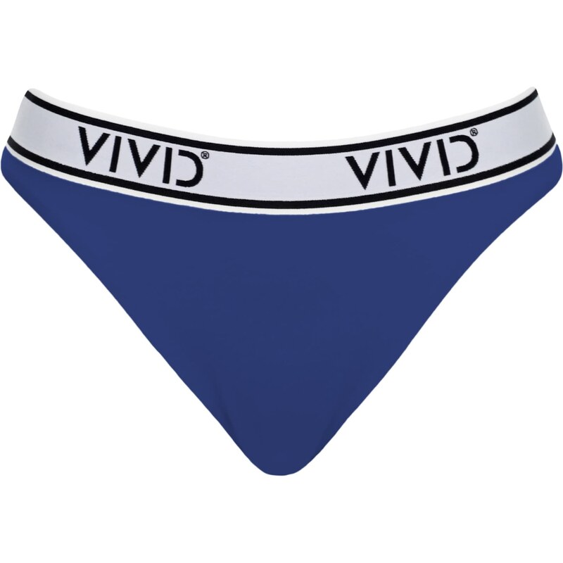 VIVID Spodní díl plavek Mix&Match tmavě modrá / světle šedá /