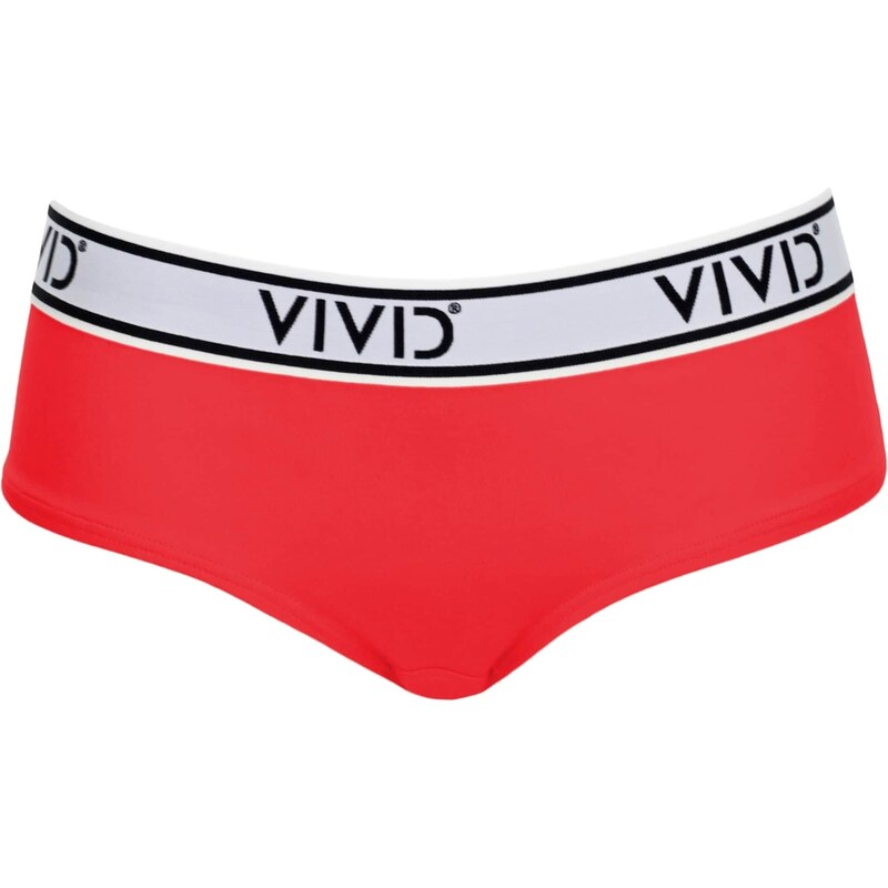 VIVID Spodní díl plavek purpurová / černá / bílá / offwhite