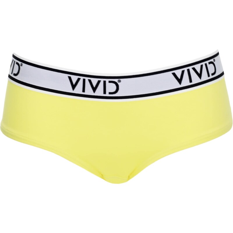 VIVID Spodní díl plavek Mix&Match limone / světle šedá / černá /