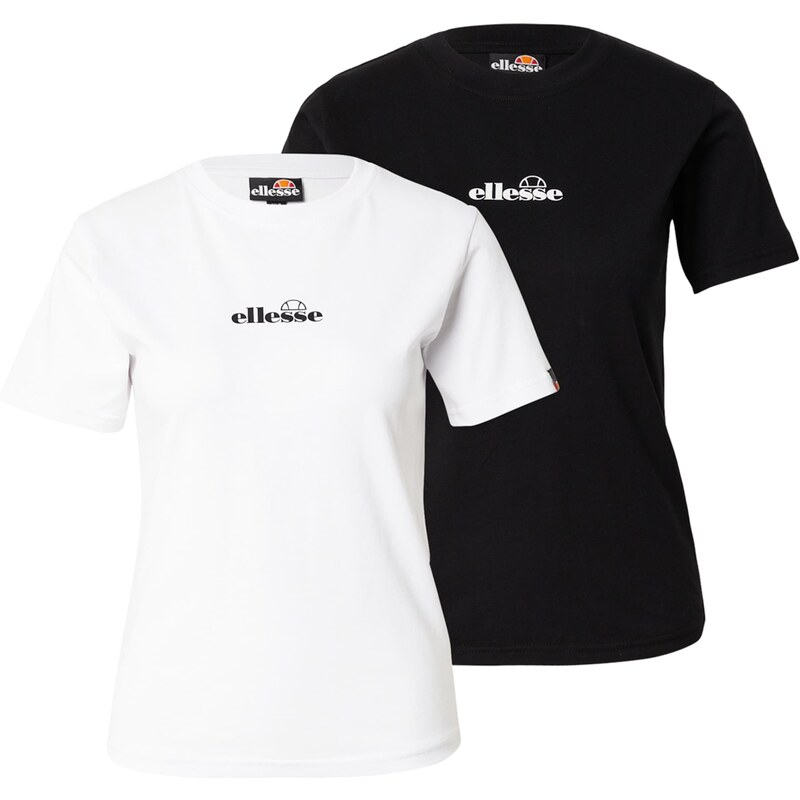 ELLESSE Tričko Svetta černá / bílá