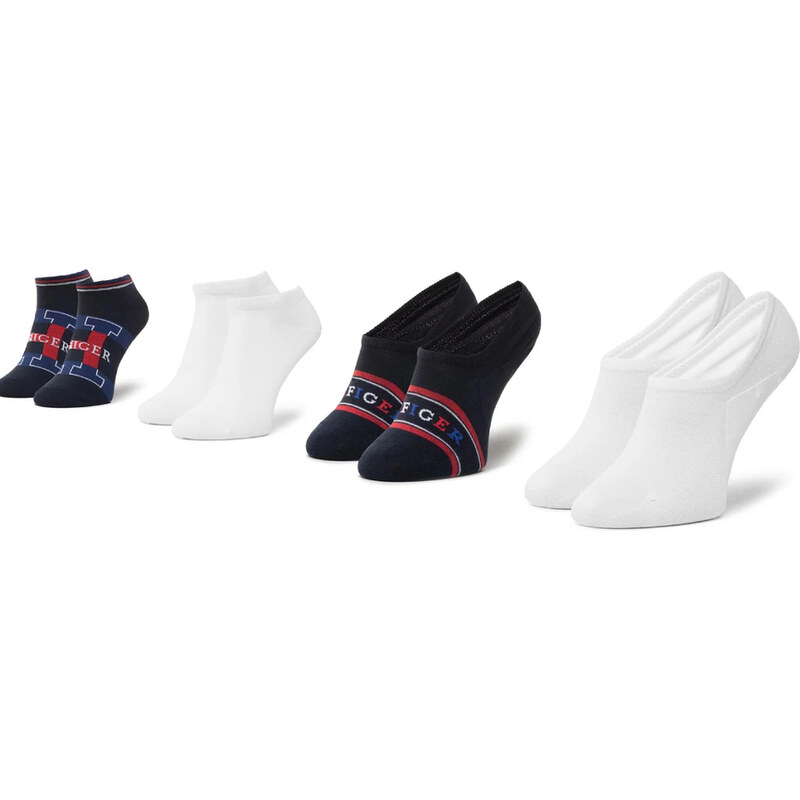 Tommy Hilfiger unisex ponožky 4 pack