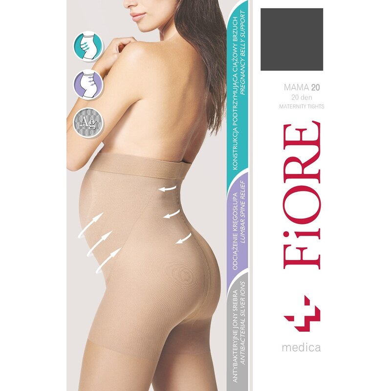 Fiore mateřské punčochové kalhoty Mama 20 DEN 105428063