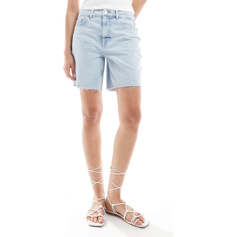 New Look denim bermuda short in blue 115554771
