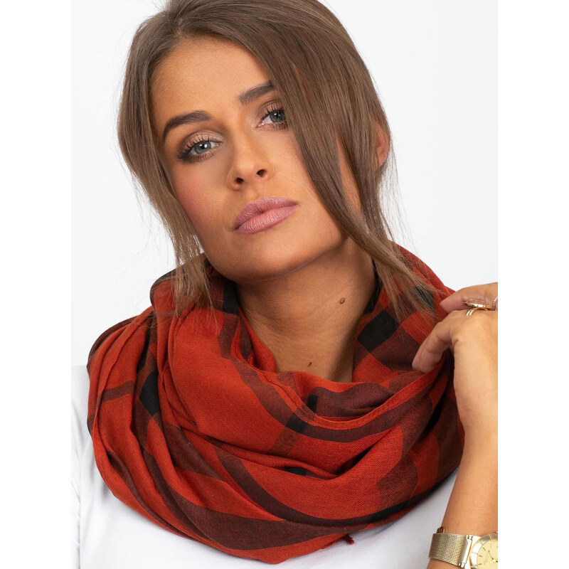 BASIC Hnědý dámský šátek AT-CH-F55005-2.21-brown