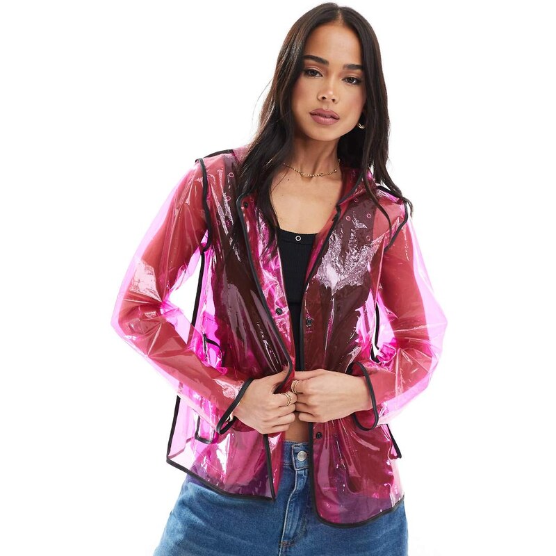 Brave Soul bright pink festival rainmac 105661482