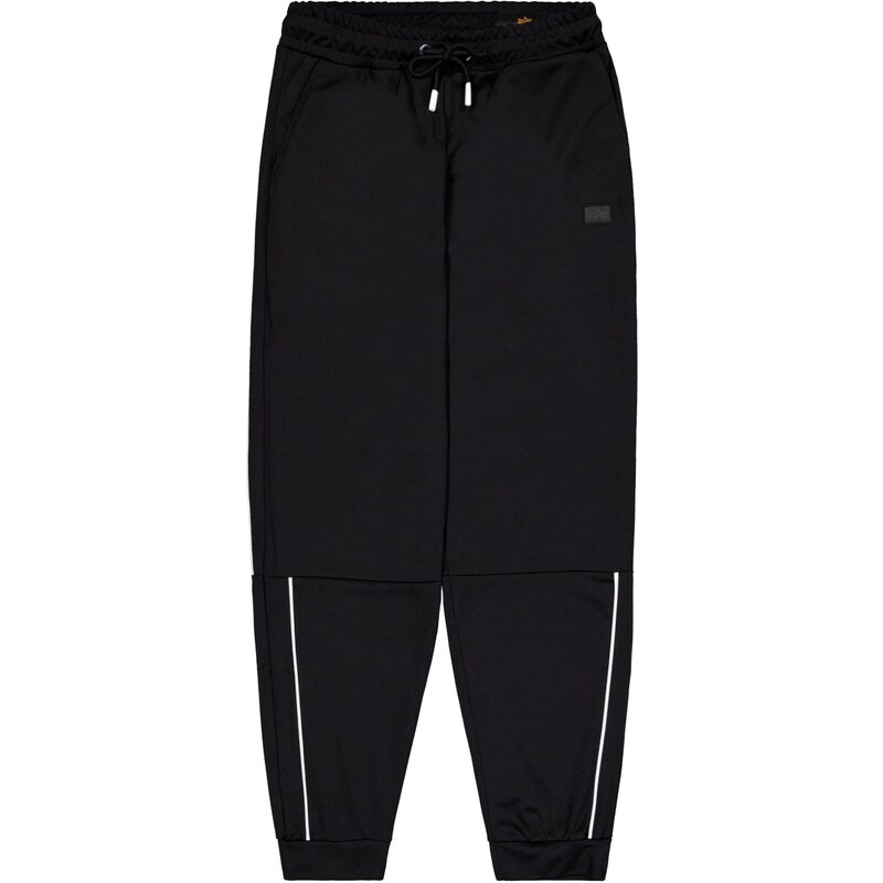 ALPHA INDUSTRIES Kalhoty Essential černá / bílá 100585332