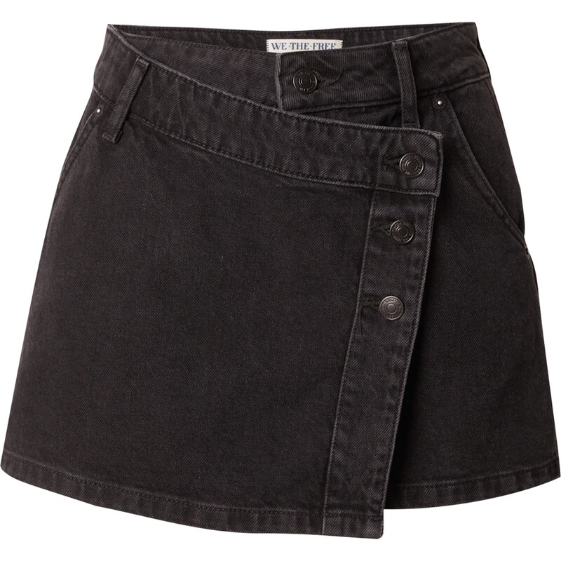 Free People Sukně WYNNE černá džínovina 109591356