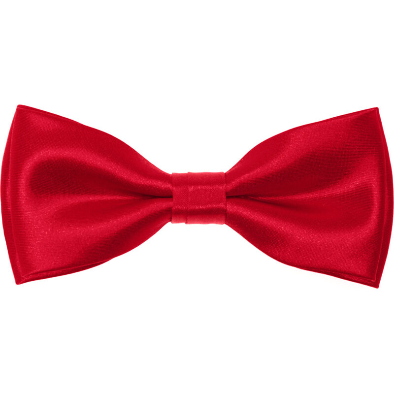 Avantgard červený pánský motýlek bez vzoru + kapesníček do saka