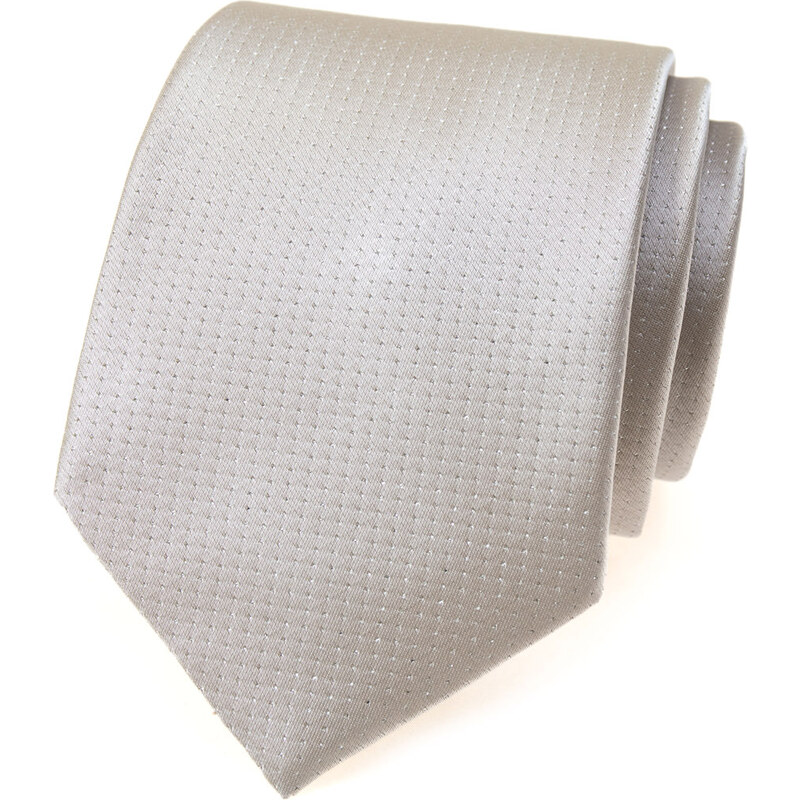 Avantgard kravata lux 561-22308 ivory/stříbrná