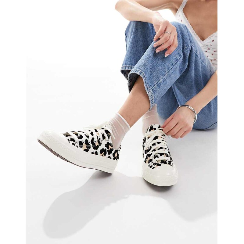 Converse Chuck 70 Ox trainers in leopard print - MULTI 106242951