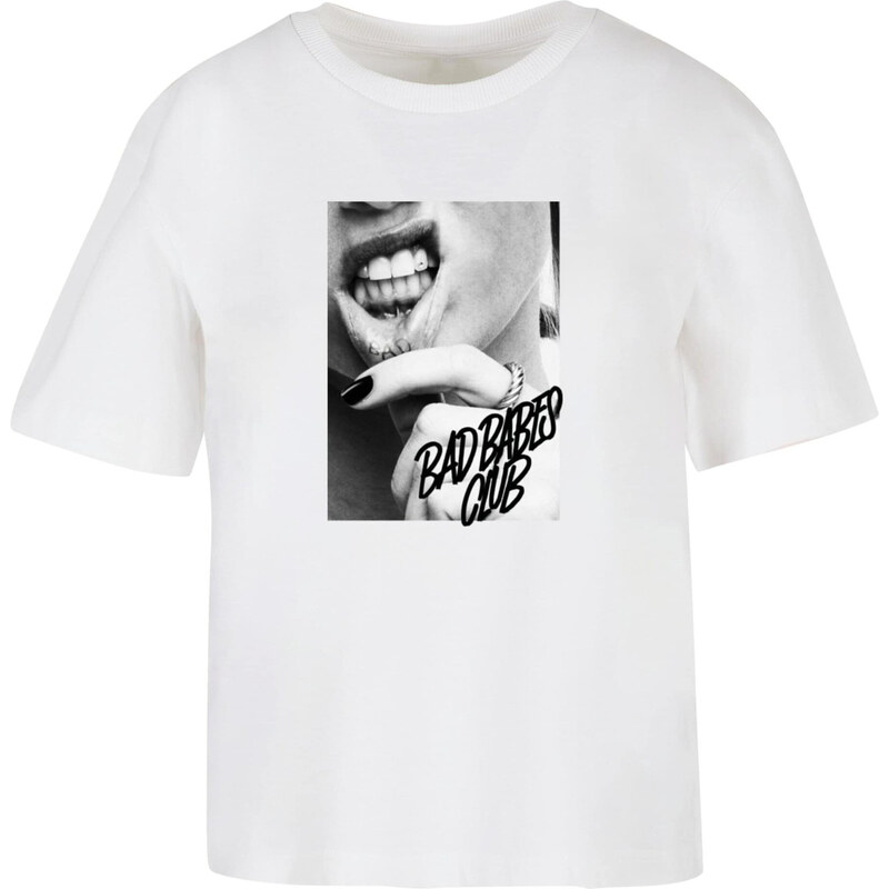 Mister Tee Tričko Lip Tattoo šedá / černá / bílá 115094362