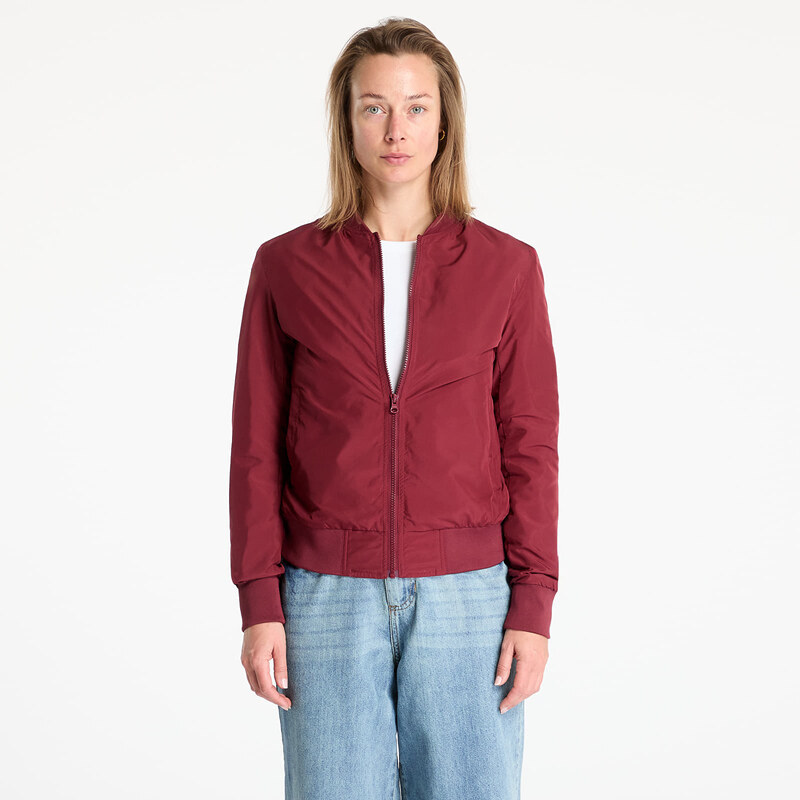 Bunda Urban Classics Ladies Light Bomber Jacket Wine XS 87309161