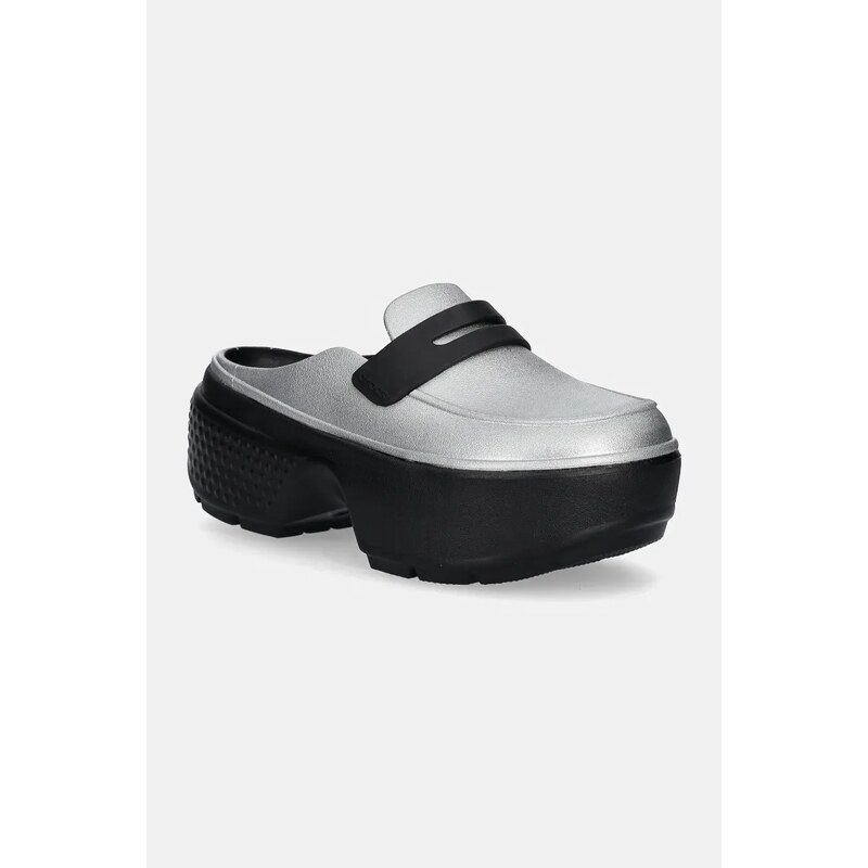 Pantofle Crocs Stomp Metallic Loafer Clog
