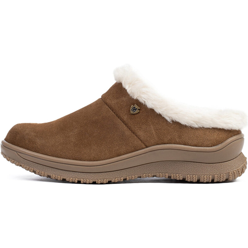 Minnetonka Slipper Emerson krémová / sépiová